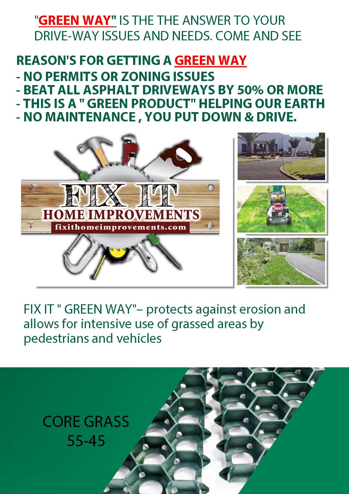 Fix It Grass Driveways 1